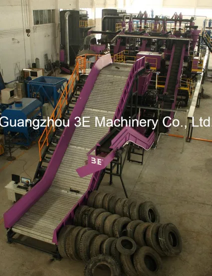Tire Recycling Line/Waste Tire Shredder Granulator Grinding Powder Recycling Machine 