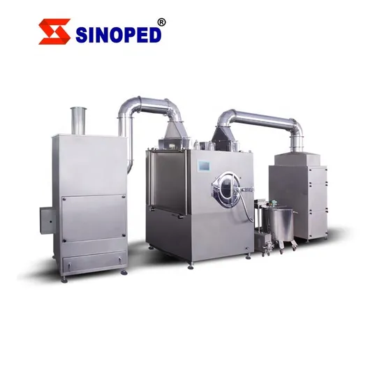 Automatic Pill Tablet Icing Coaters Film Coating Machine for Pharma Manufacturer 
