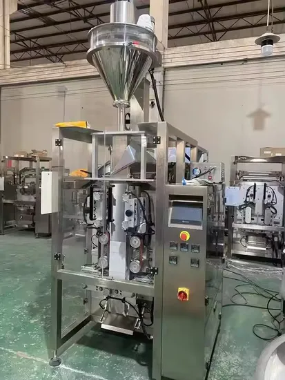 Factory Price 4 Edges Sealing Fully Automatic Milk Powder Flour Powder Quad Seal Food Packing Machine 