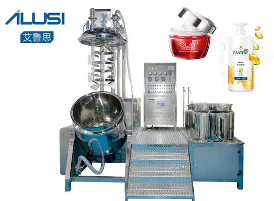 Toothpaste Facial Skin Care Emulsifier Mixer Mixing Reactor Hair Cream Vacuum Emusiflying Mixer Conditioner Making Machine 